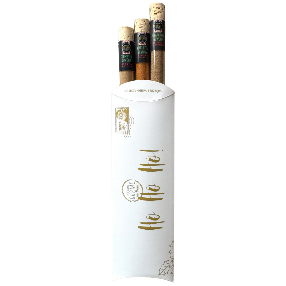 3er Spice Tube Geschenkset "Ho Ho Ho"