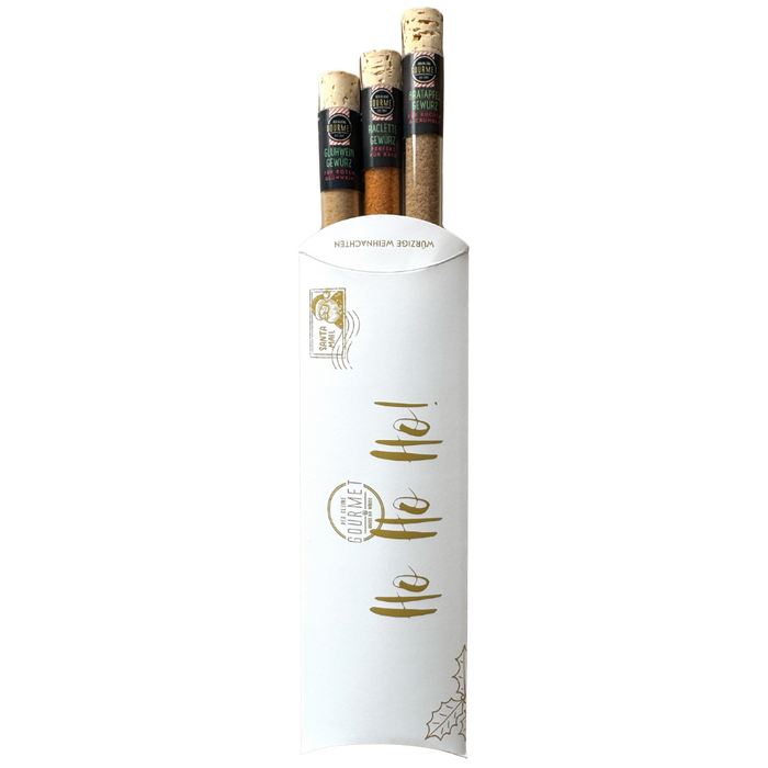 3er Spice Tube Geschenkset "Ho Ho Ho"