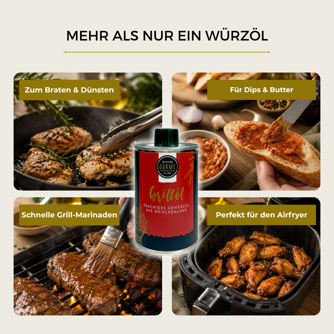Geräuchertes Grillöl