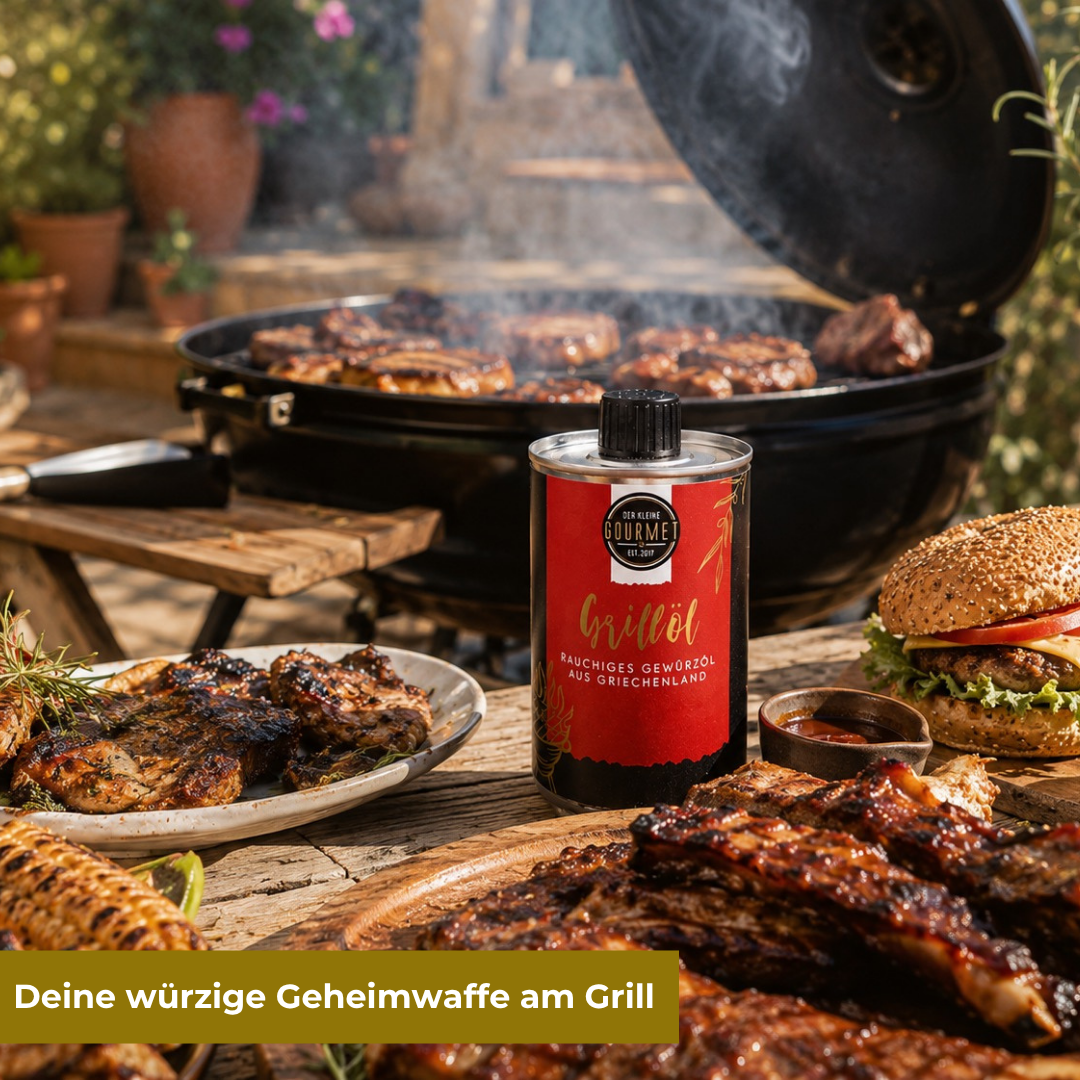 Geräuchertes Grillöl