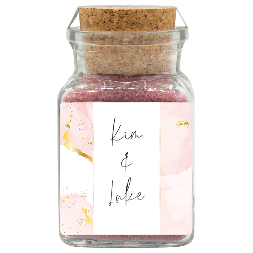 Personalisiertes Hochzeitsgewürz "Rose"