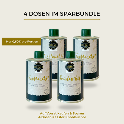 Knoblauchöl 4er-Bundle